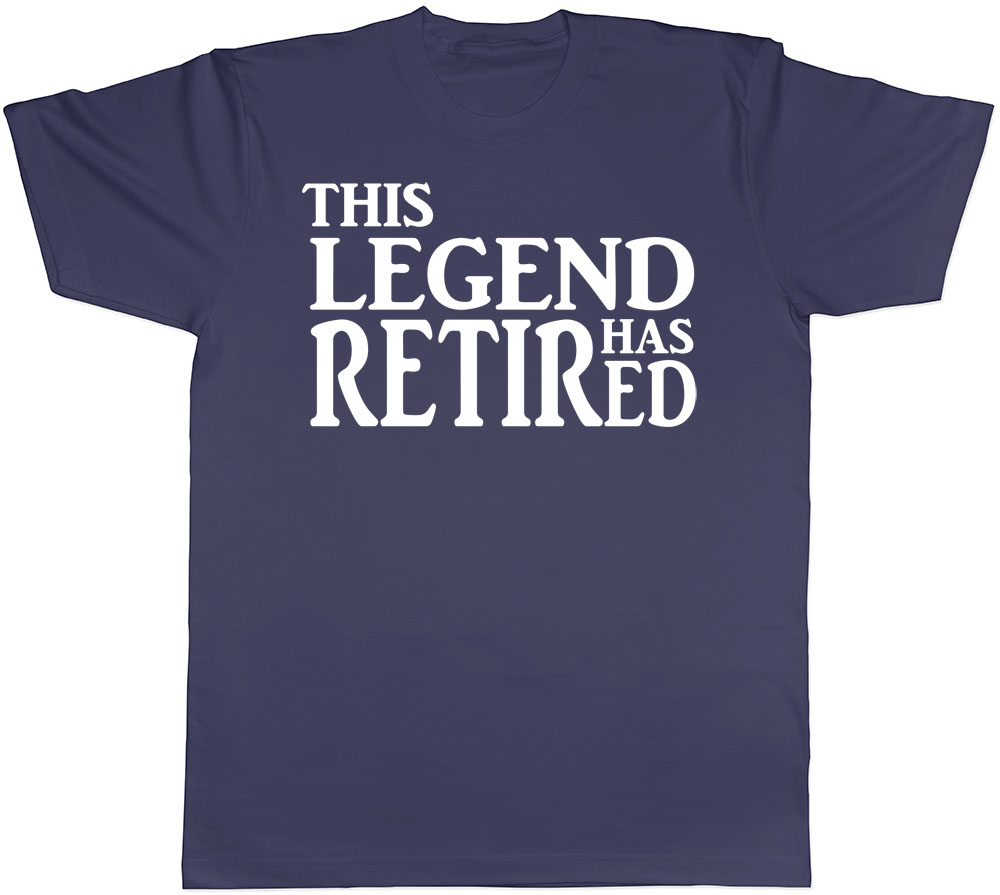 This Legend has Retired Mens Work Leaving Retirement Gift Tee TShirt